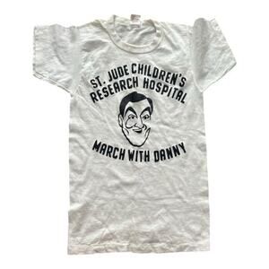Vtg 70’s March With Danny St Jude Children’s Research T Shirt S Russell